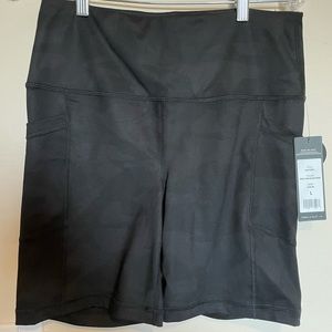 Yogalicious black camo bike shorts